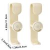 2Pcs Plastic Washbasin Hook Wall Mounted Stretchable Washbasin Storage Shelf Space Saving Self-adhesive Basin Storage Rack