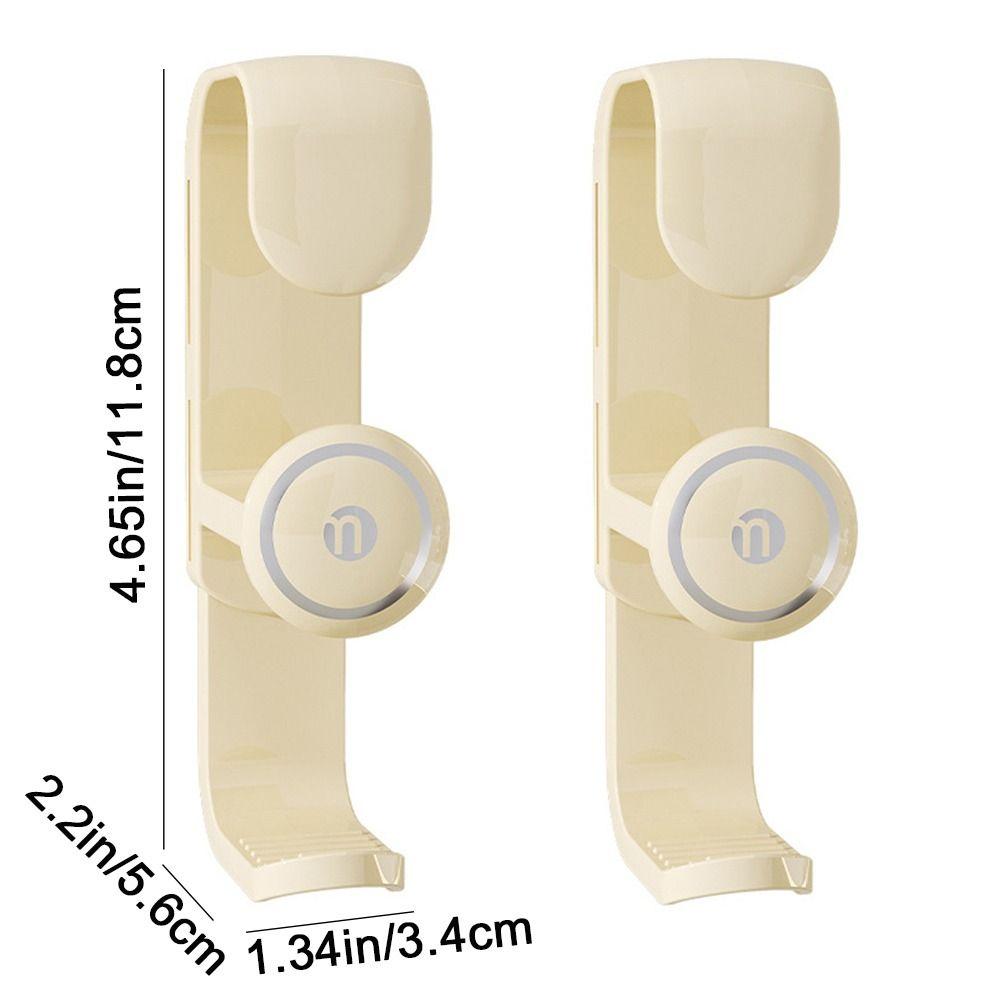 2Pcs Plastic Washbasin Hook Wall Mounted Stretchable Washbasin Storage Shelf Space Saving Self-adhesive Basin Storage Rack