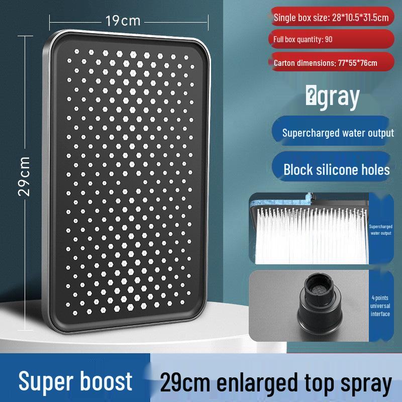Set Booster per Soffione Doccia Pressurizzato per Bagno in Hotel e Casa