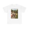 Funny Bears In The Forest 70s Graphic T-Shirt Mens Womens Tees Top Unisex Heavy Cotton Tee NEW