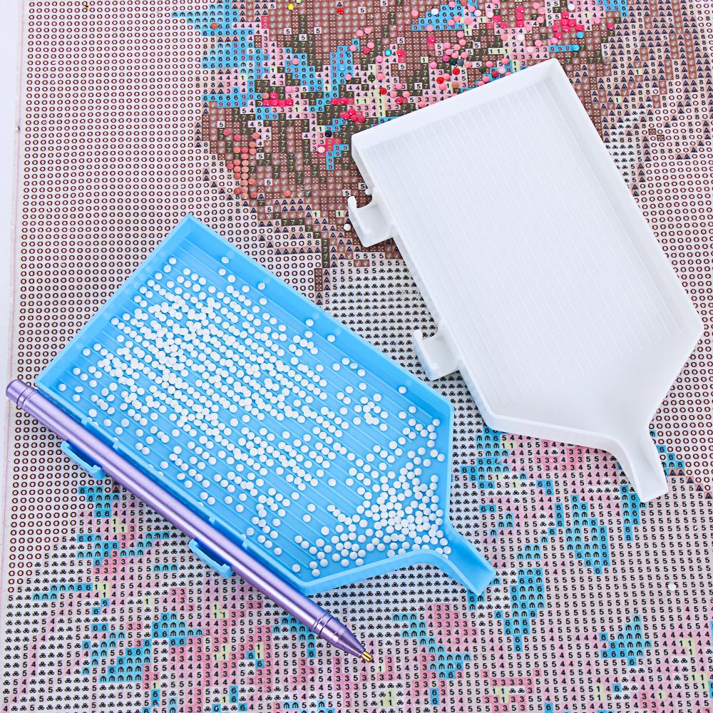 Painting Large Capacity Diamond Painting Accessories Diamond Painting Drill Plate Plastic Tray