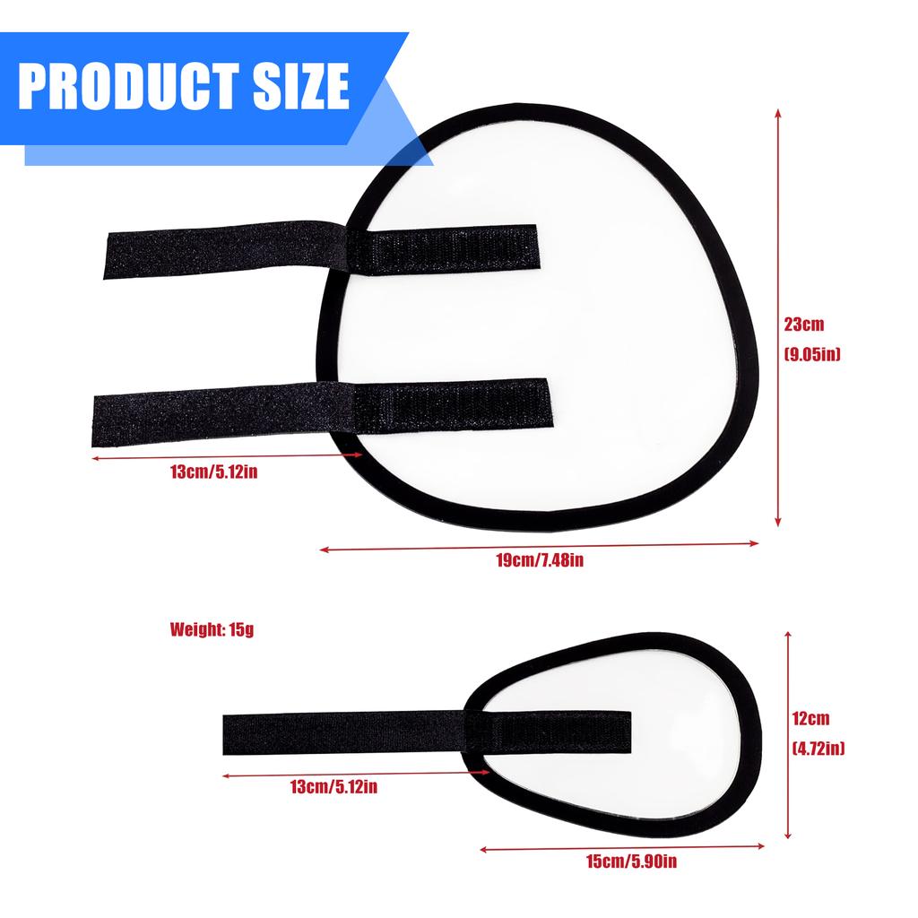 Fishing Bait Wraps Fishing Hook Cover Guard Portable Clear PVC Lure Wrap Bait Storage Protector Lures Shield Bait Glove