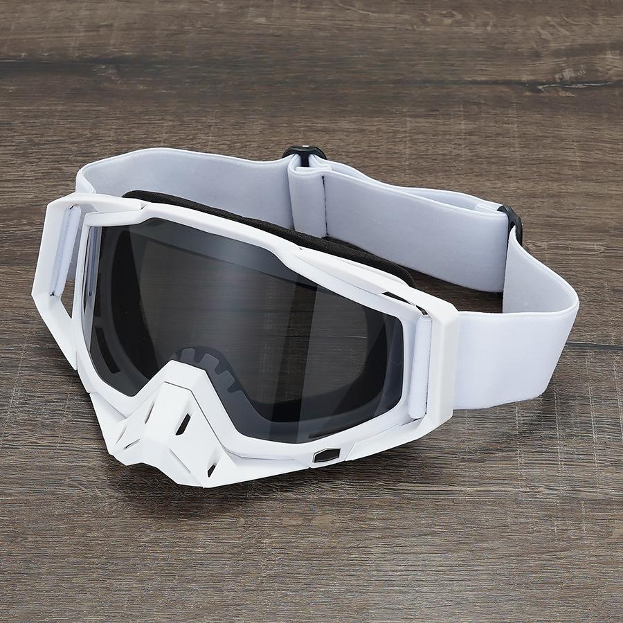 2 Pcs Dirt Bike Goggles, Motorcycle ATV Goggles Riding Goggles Ski Goggles Windproof Glasses Racing Motocross Goggles
