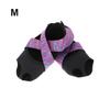 Women Yoga NOn Slip Pilates Barre Soft Wrap Dance Training Shoes Purple (M 37 38)