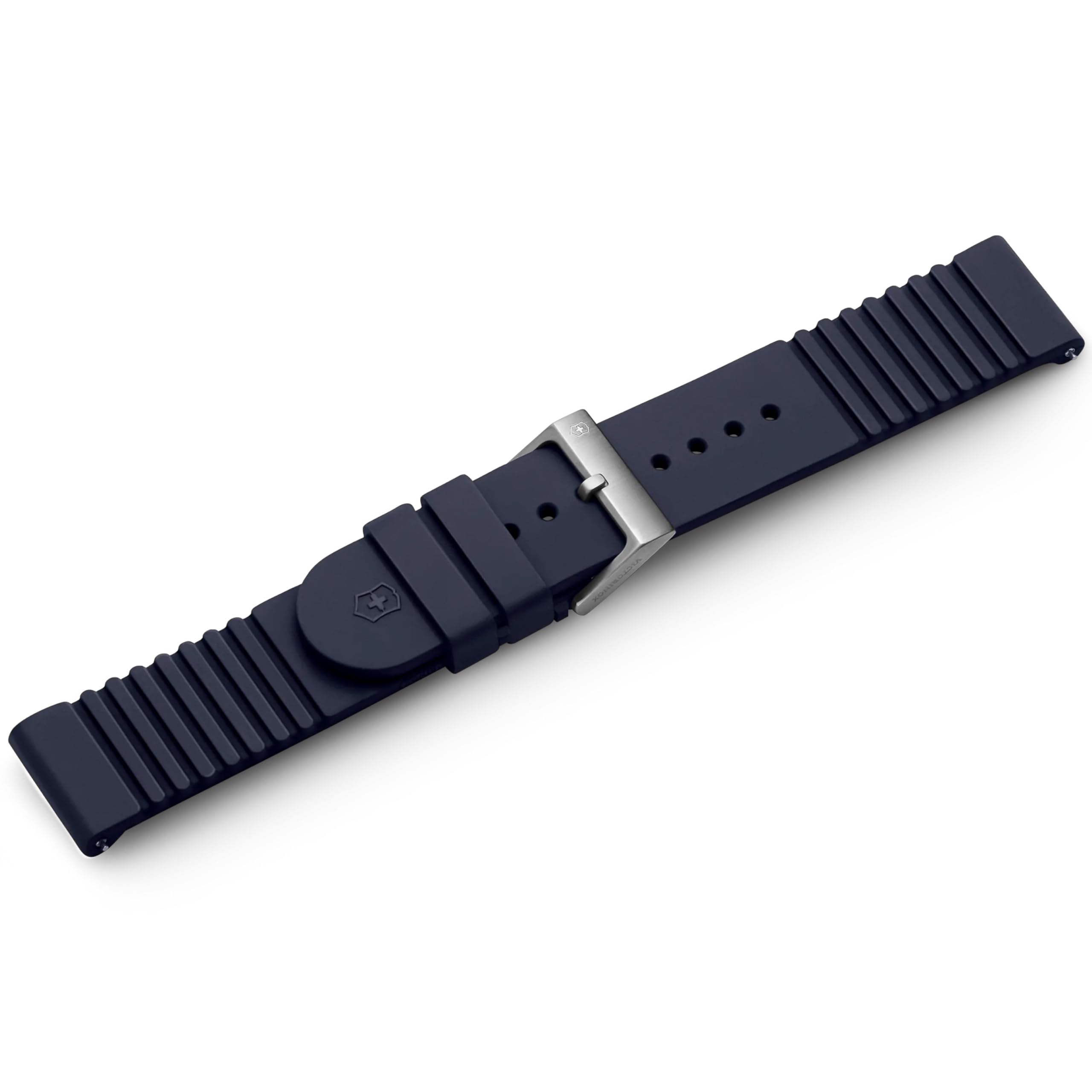 

Victorinox 21мм Каучуковый ремешок для часов с D1 штифтом Легкий и синий ремешок, Пряжка без инструментов, Дышащий, [V.60027]