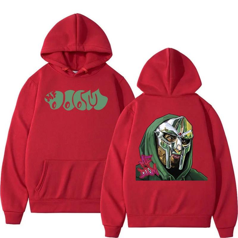 Singer Mf Doom Madlib Madvillain Metal Face Pullover Hoodie Fabric Street Fashion Hoodie Casual Running Sweatshirt