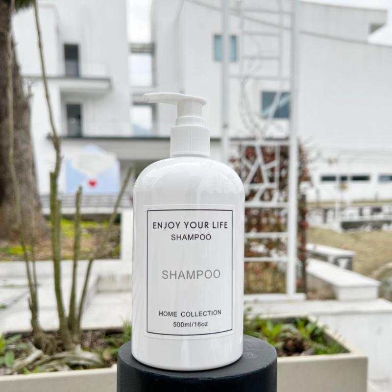 500ml Empty Bathroom Dispensers Shampoo And Conditioner Dispenser Bottles Refillable Lotion Press Type Bottle Bathroom Accessory