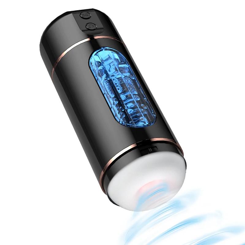Automatic Male Masturbator Cup Sucking Vibrating Sex Machine Intelligent Voice Blowjob Adults Sex Toys for Men Penis Trainer