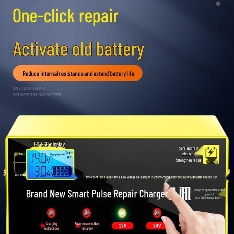 Junsong 12V/24V Universal Car Battery Charger