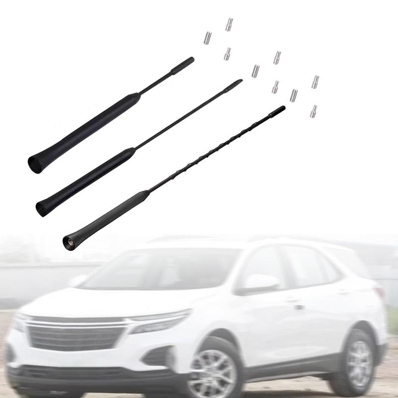 Car Antenna Mast Roof Mount Flexible Radio Signal with M4 M5 M6 Screw AM/FM Reception Car Radio Antenna Replaces Premium