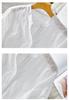 short floral large openwork [PH.YZBBDPG] Shirt, blouse, top, sleeve, V-neck, plain, embroidery, pattern, size, feminine, women's, knit, slimming,