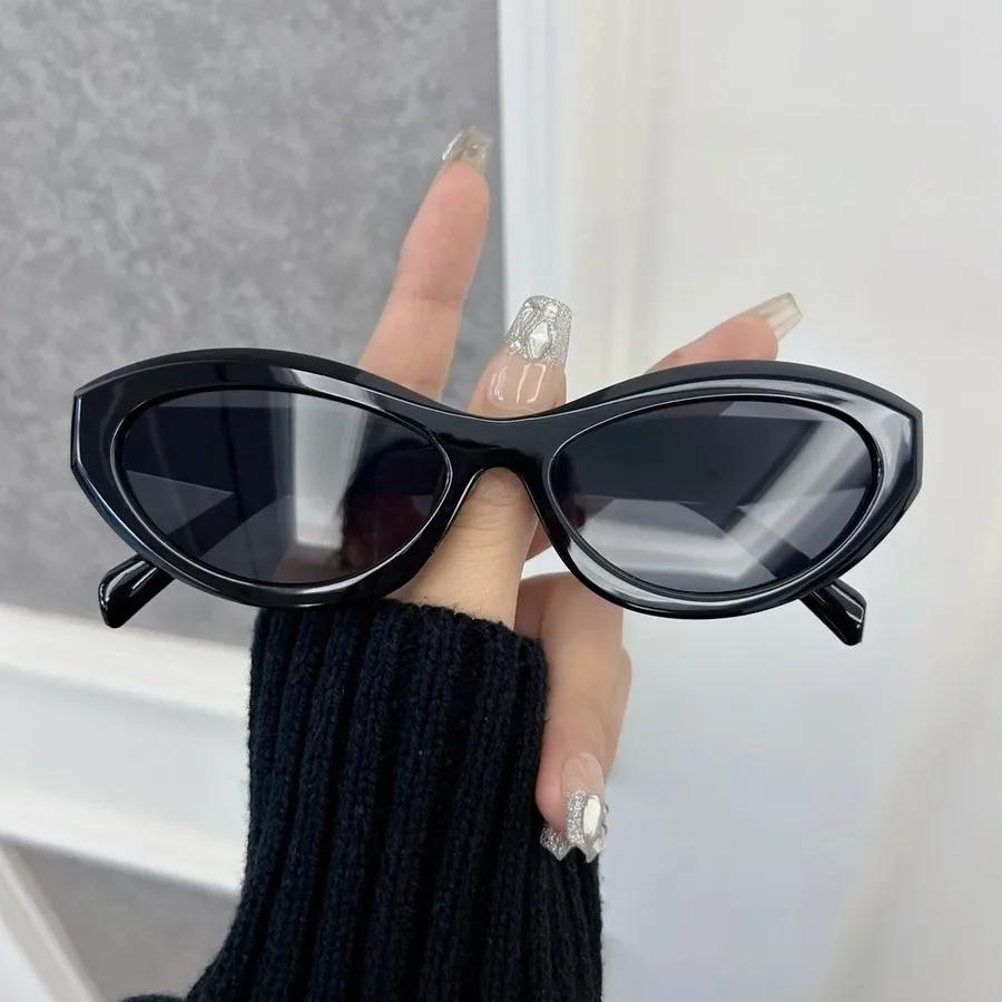 Cat Eye Sunglasses Women Men Vintage Brand Mirror Stylish Sun Glasses Female Male Cute Lens Personality Colors