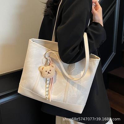 Underarm Large Capacity Tote Bag Women 2025 Korean Version Niche Design Trendy Fashion Shoulder Bag Casual Versatile Underarm Bag