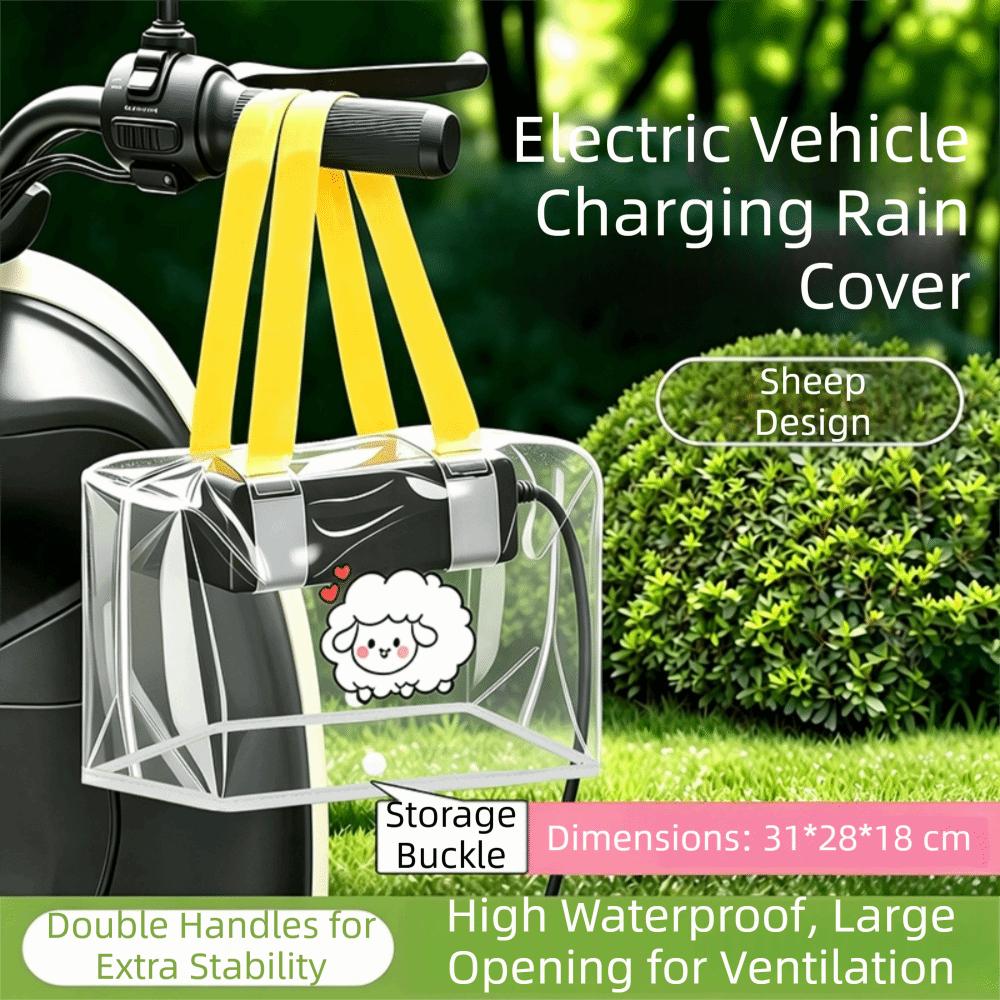 Dustproof Electric Scooter Charger Pouch Thicken Plug Socket Protection Organizer Storage