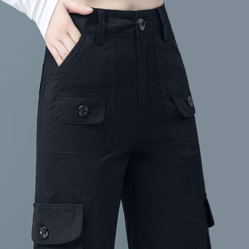 

Women s Workwear Slimming Straight-Leg Casual Pants (2026 Model) 4XL (Approx. 141-150 lbs) чёрный