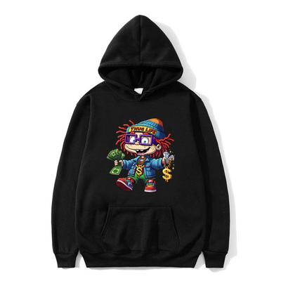 Vintage The Notorious Big Hip Hop Cartoon Graphic Hoodie Rapper Biggie Smalls Print Hoodies Men Women Loose Oversized Sweatshirt