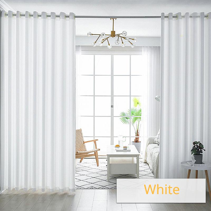 Perdea de catifea Ecran Translucid Intimitate Ecran de fereastră Living Dormitor Balcon Perdele plisate de protecție solară