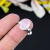 Pink Chalcedony Gemstone Handmade 925 Sterling Silver Jewelry Ring Size 7 KG-353