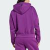 adidas X Zne Logo Bequeme Kapuzen-Sport-Langarmjacke Damenjacken Lila JD3990