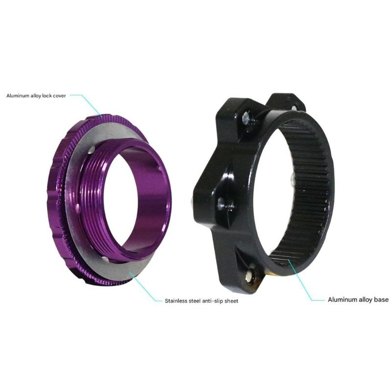 Center Lock auf 6-Loch Adapter Fahrräder Boost Nabenadapter Unterlegscheiben Spacer Rennrad Nabenumrüstadapter Einfach zu bedienen