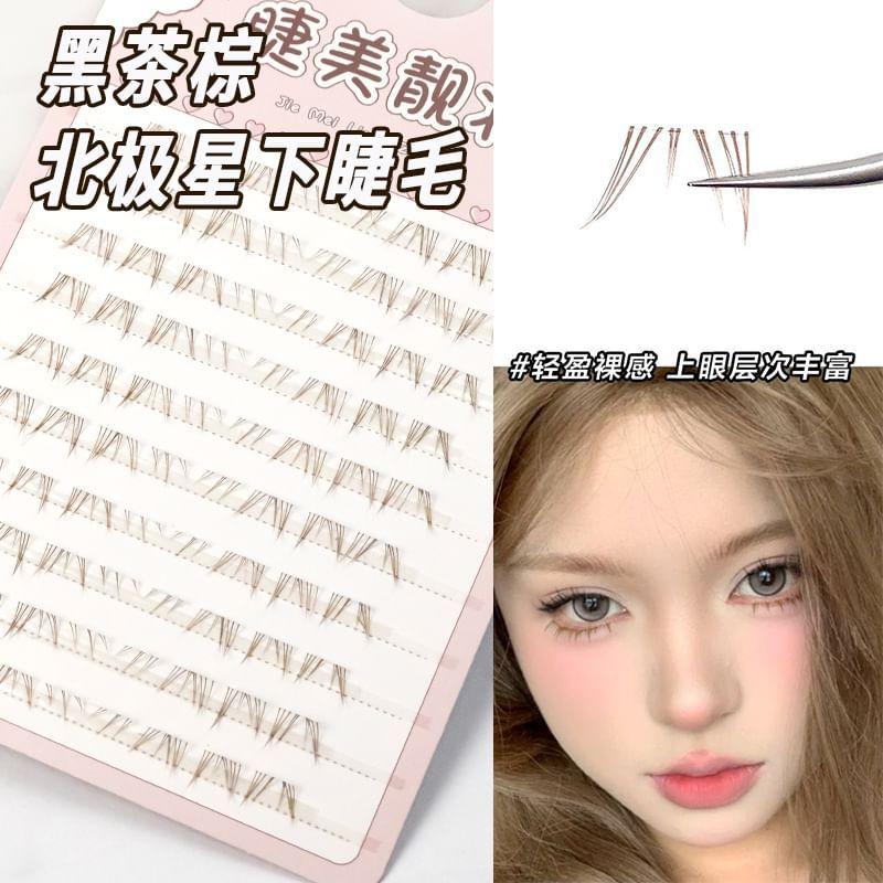 SIDIT - Natural Wispy Colored Lower Cluster False Eyelashes