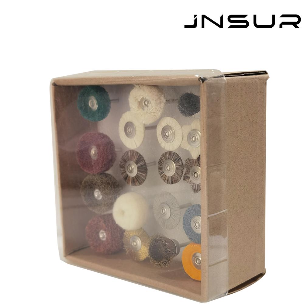 Jnsur Polishing Brush Kits for Dental Lab Ceramic Porcelain Grinding Nail Polish Technician Tool Dentist Artificer