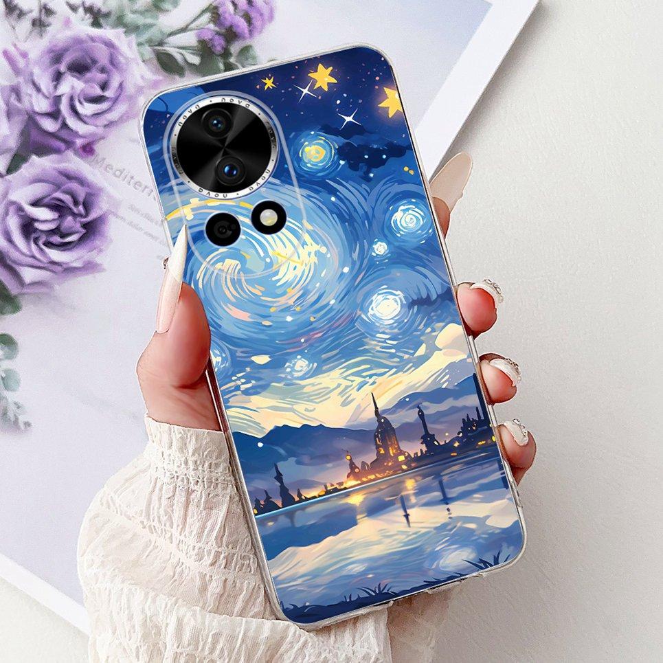 Casing For Huawei Nova 13 12 Phone Case Nova 12i 13i Coque Flower Butterfly Dragon Animals Clear Soft Back Cover Nova13i Shell