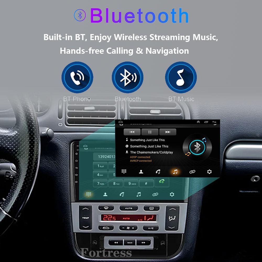 Fortress Android 14 For Peugeot 406 1994 - 2005 Autoradio Multimedia Radio Carplay Car Stereo GPS Navigation Head Unit Auto WIFI