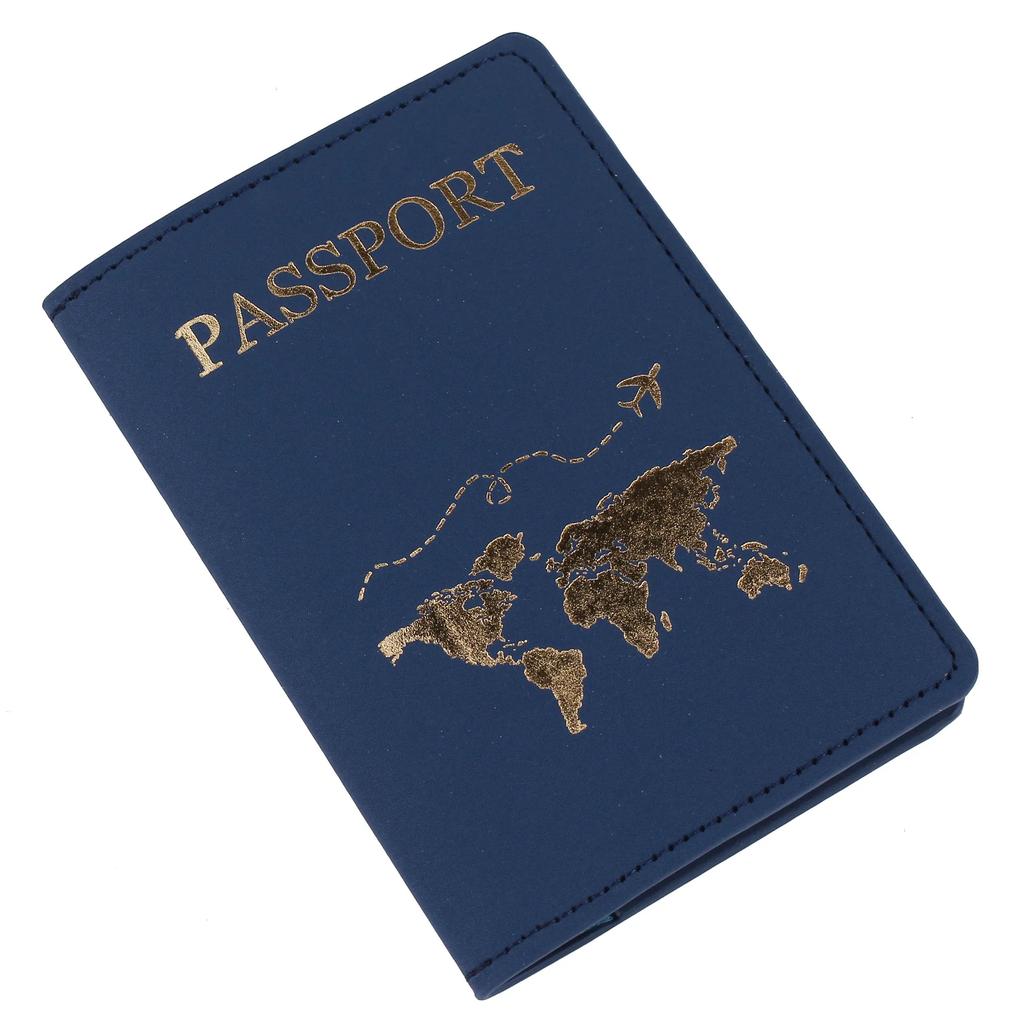 New Travel Passport Covers Women Men Passport Cover Passport Holder ID Card Holder Flight Ticket Clip Travel Accessories