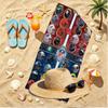 NFL Print Beach Towel, Versatile Lightweight Absorbent Beach Towel for Pool Surf Yoga Bathroom, Perfect Birthday Holiday Gift