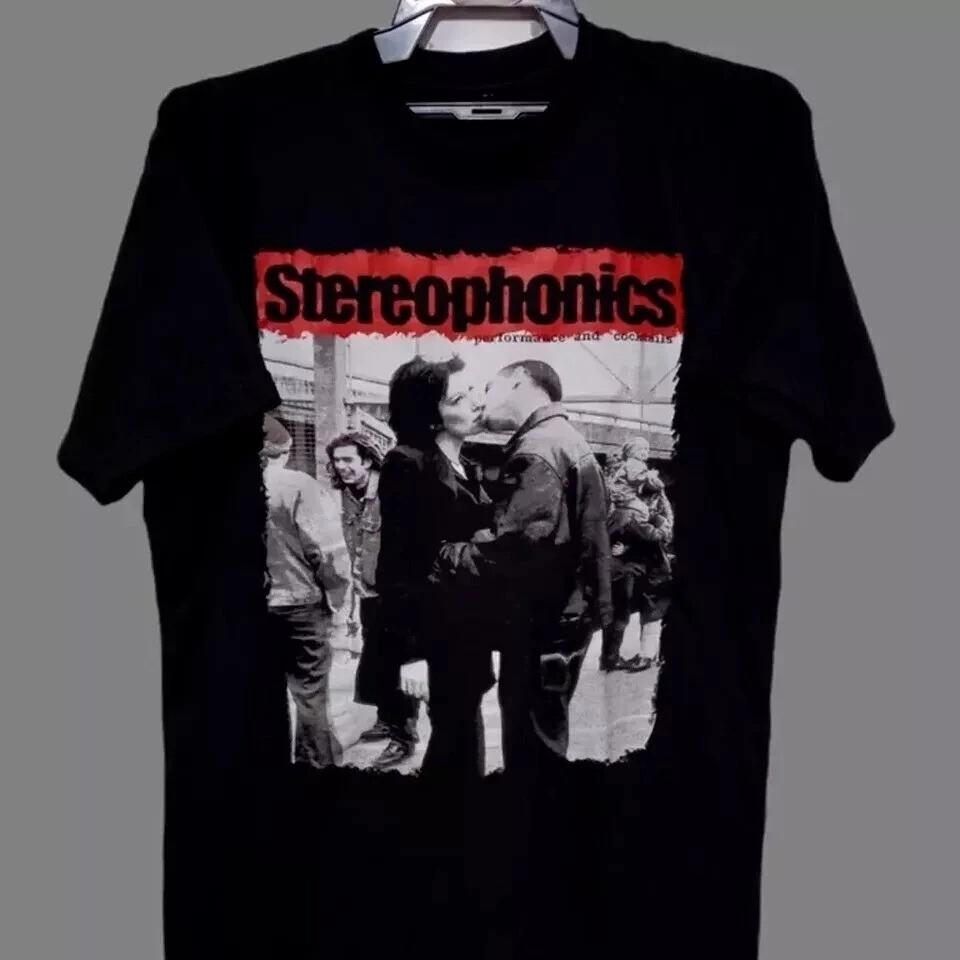 Stereophonics Band On Tour 2025 Black T Shirt Full Size S-5XL Unisex T-Shirt XXXL