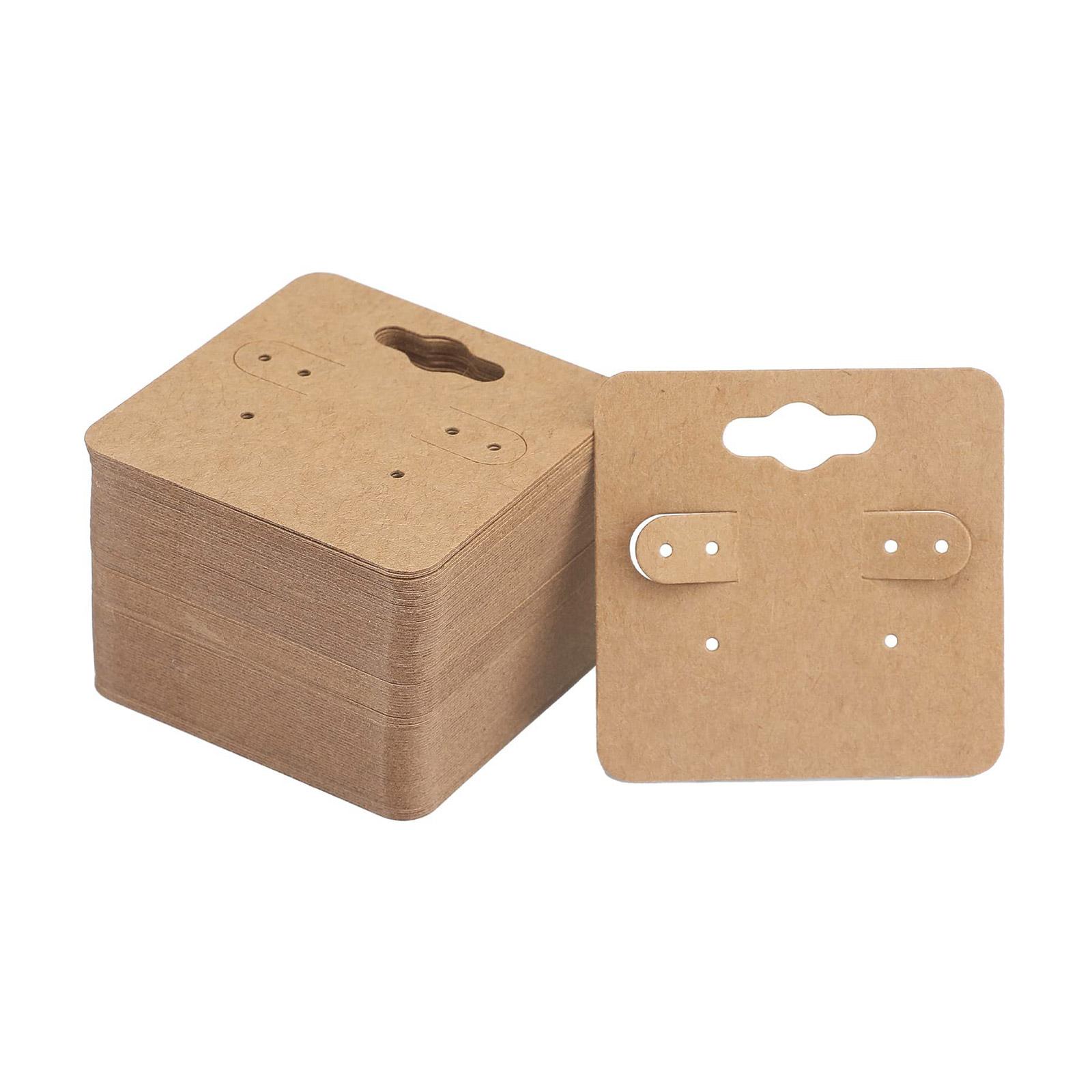 

100 шт. прочных картонных держателей для сережек для ювелирных изделий, практичные карты для демонстрации сережек для ювелирных изделий разноцветный