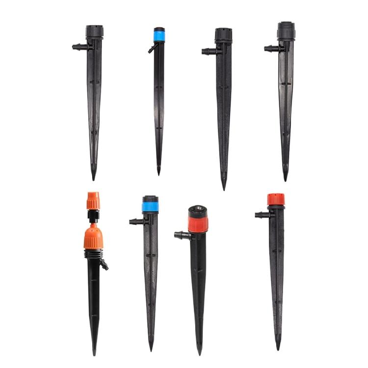 100Pieces Drip Emitters for Drip Irrigation Tubing Adjustable 360 Degree Dripper
