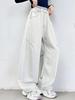 Girls' Loose Wide-Leg Soft Scimitar Jeans - New Autumn Style 2025