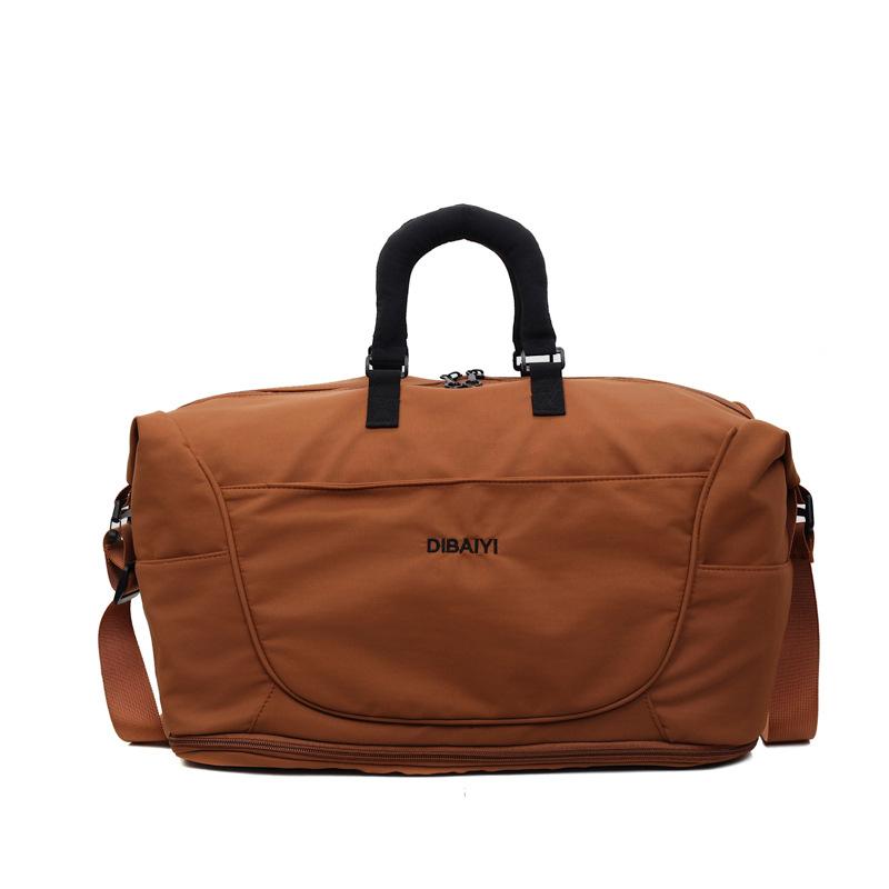 Large-capacity short-distance travel, business travel, luggage, accommodation, overnight delivery, clothing storage bag, textured commuter handbag