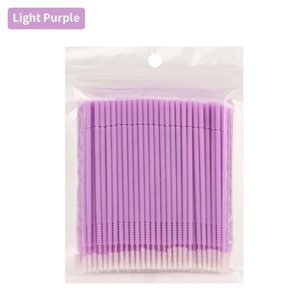 Microbrush Eyelash Makeup Brush Eyelash Extension Accessories Lash Supplies Microbrush for Eyelashes Disposable Eyelash Brushes
