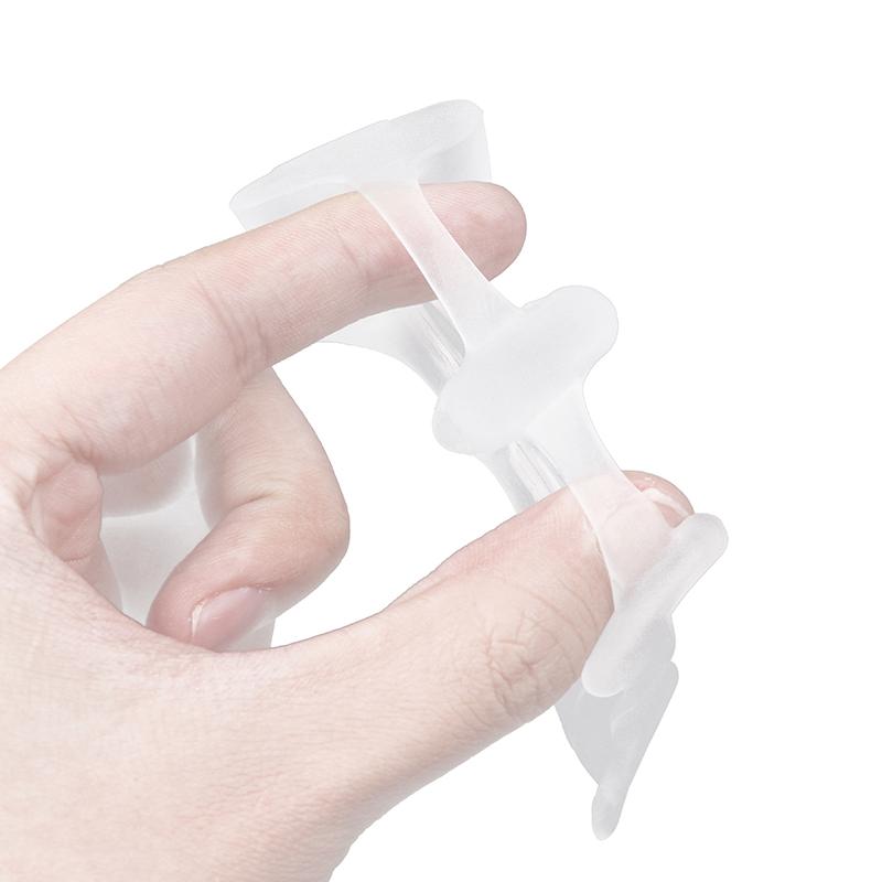 1Pair Toes Separator Suitable Bunion Corrector Material Soft Gel Straightener Spacers