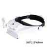 Headband Loupe LED Magnifier 15 Lens Combinations Adjustable LED Lights 8-12 Hours Battery Life 5 Replaceable Lenses