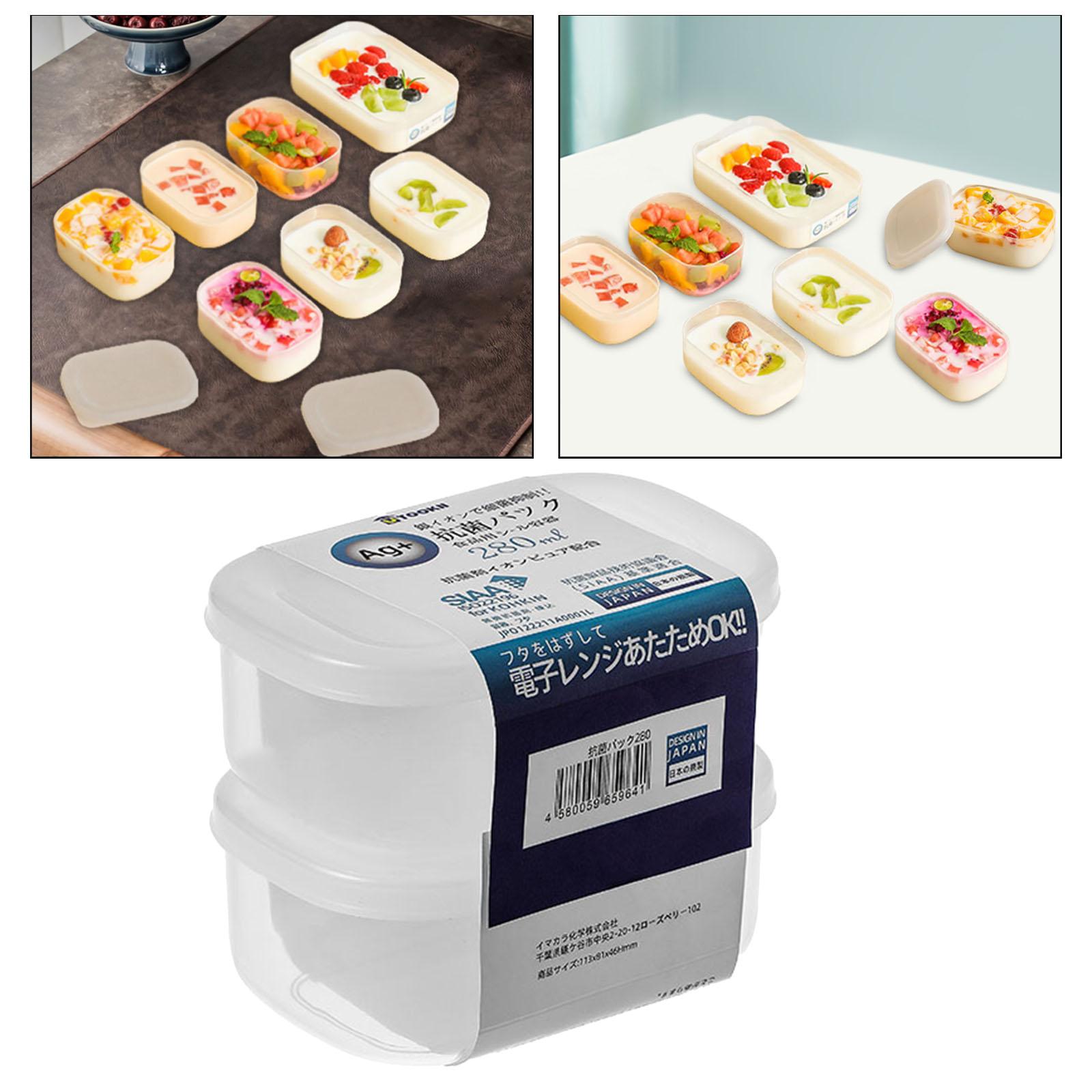 Overnight Oatmeal Containers Meal Prep Container Transparent with Lid Oatmeal Container for Breakfast