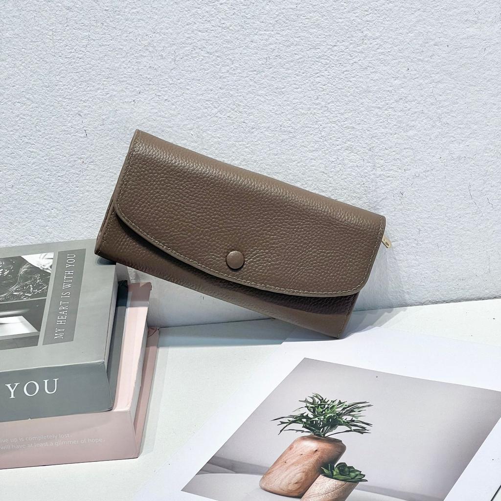 Dámská peněženka, taštička na zip do ruky, dlouhý styl.