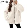JPNTKY Dam Vintage Casual Enfärgad Tryck Höst Vinter Långärmade Jackor & Rockar