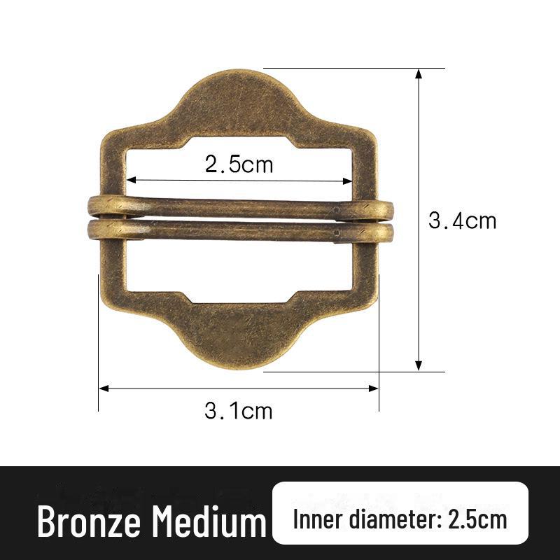 Unisex Metalowa Japońska Klamra Trójstopniowa do Regulacji Garniturów i Ogrodniczek
