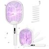 Upgraded 3000V Mosquito Swatter with TYPE-C Charging 180° Foldable Electric Mosquito Swatter Suitable for Indoor or Outdoor