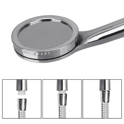 Pressurized Nozzle Shower Head Water Saving Spray Nozzle High Pressure Rainfall Chrome Bath Shower Head Bathroom Accessories 1pc
