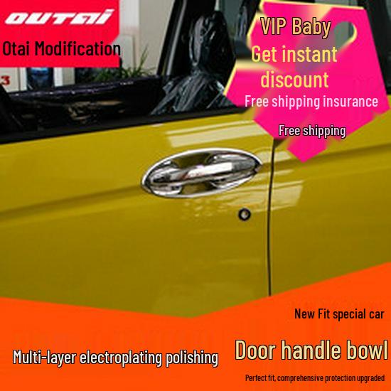 14-18 Rearview Mirror Cover Trim with Anti-Scratch Strip