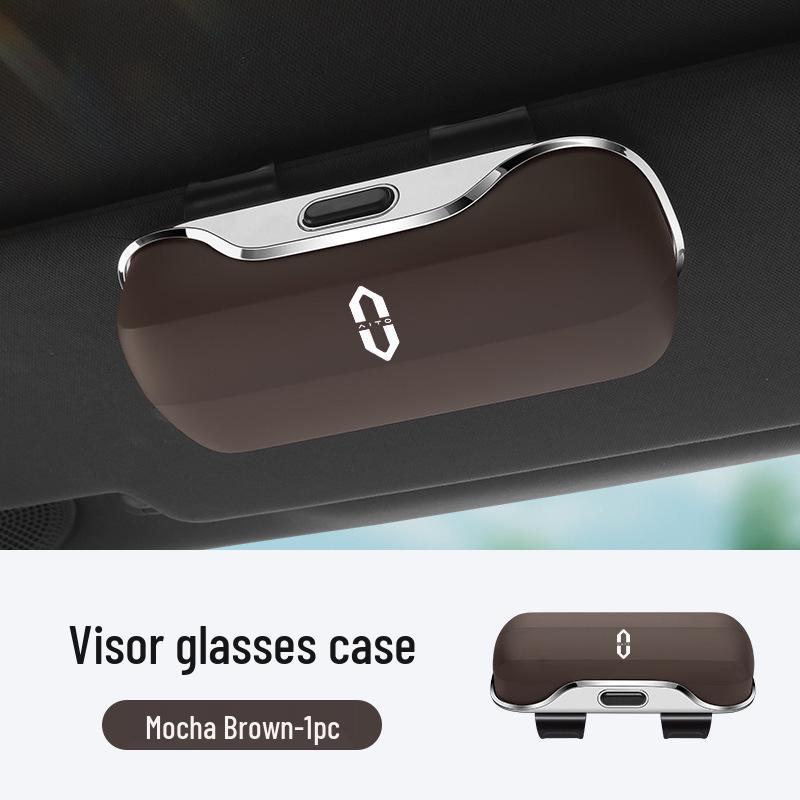 Wenjie M7 Glasses Case & Car Sun Visor Clips for M9/M5 - Sunglasses Holder & Storage