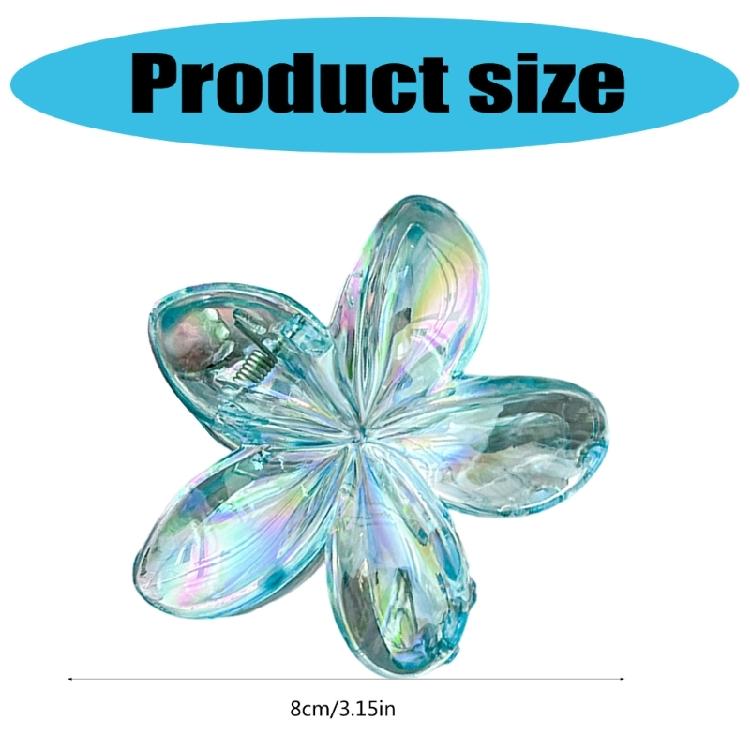 Floral Hair Clip High Ponytails Claw for Women and Girls Enhancing Your Look Fashionable Plastic Hair Accessory