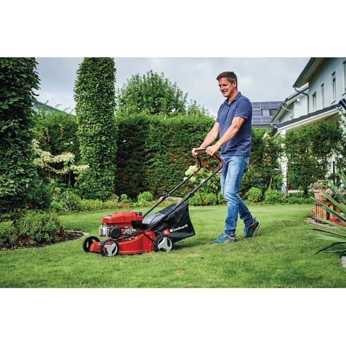 Einhell tondeuse à gazon thermique gc-pm 40/2 s (132cc, surfaces jusqu’à 1 000 m², largeur de coupe 40 cm)