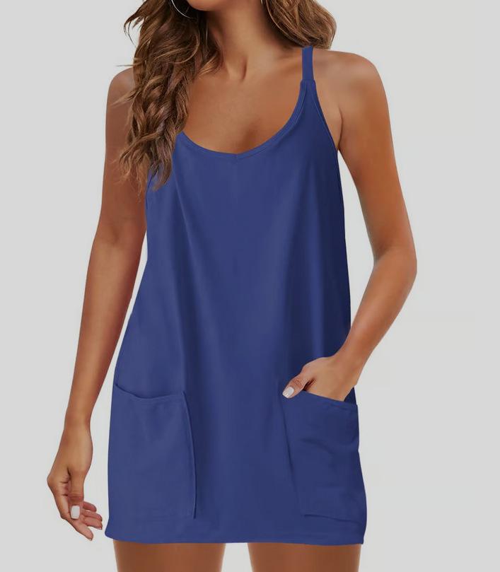 2025 Summer Women's Sleeveless Solid Romper Jumpsuit Casual Set