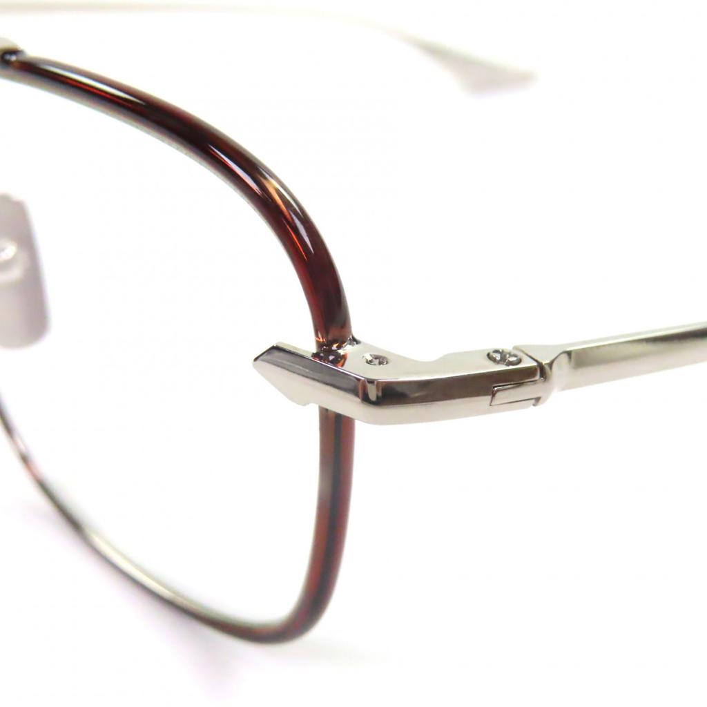 Pristine DITA Glasses WANDOUIR Two point Silver mens DTX180-A-03 Used